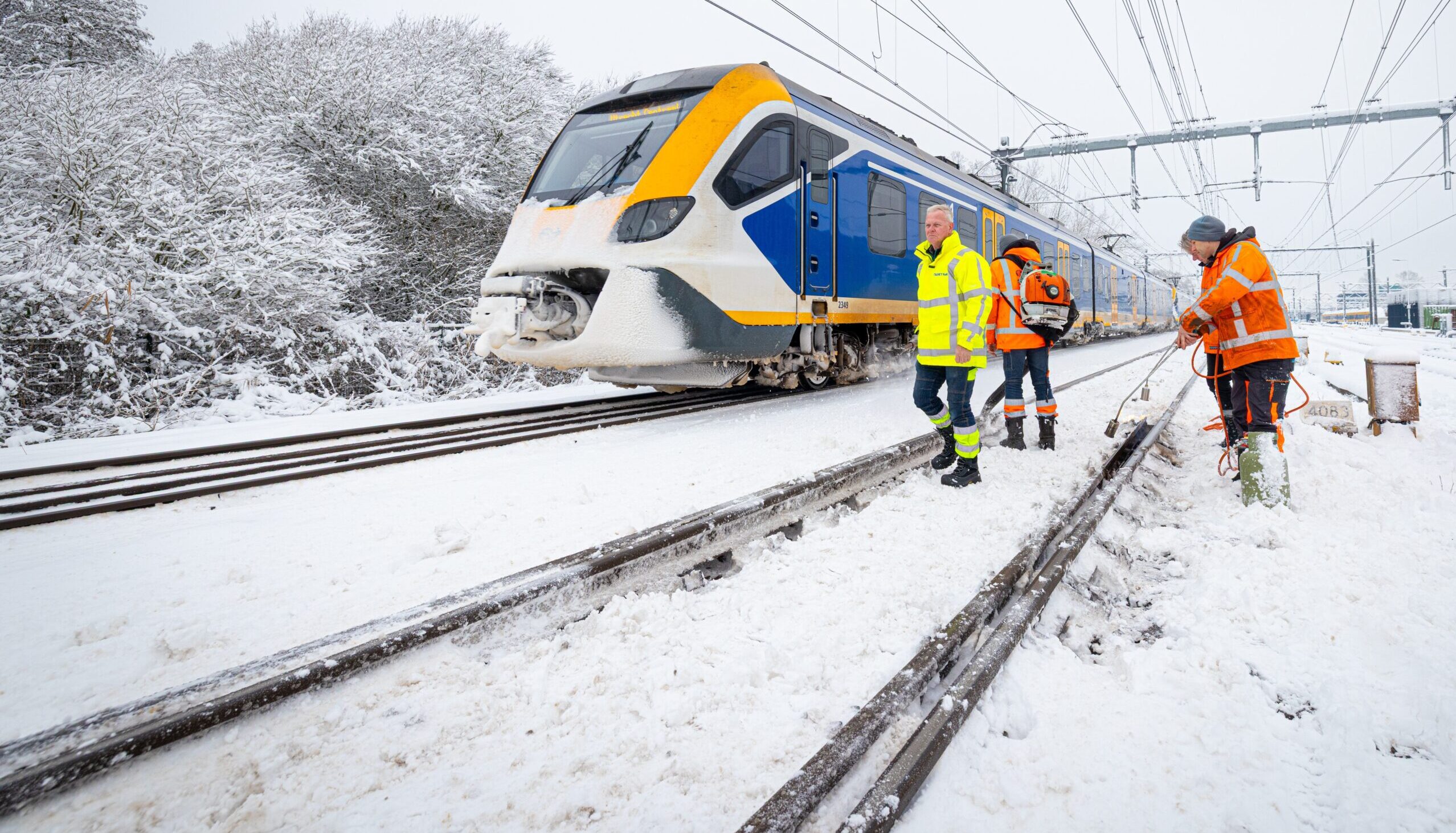 Winterse start van het jaar